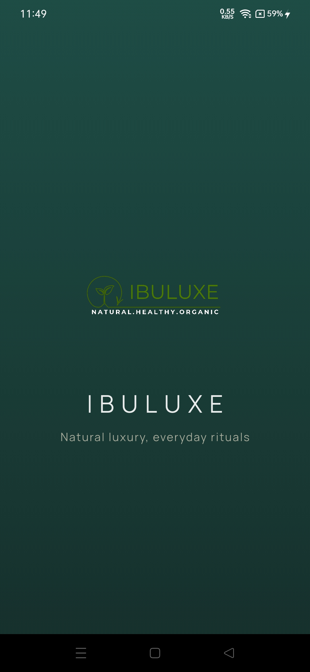 ibuluxe app screen